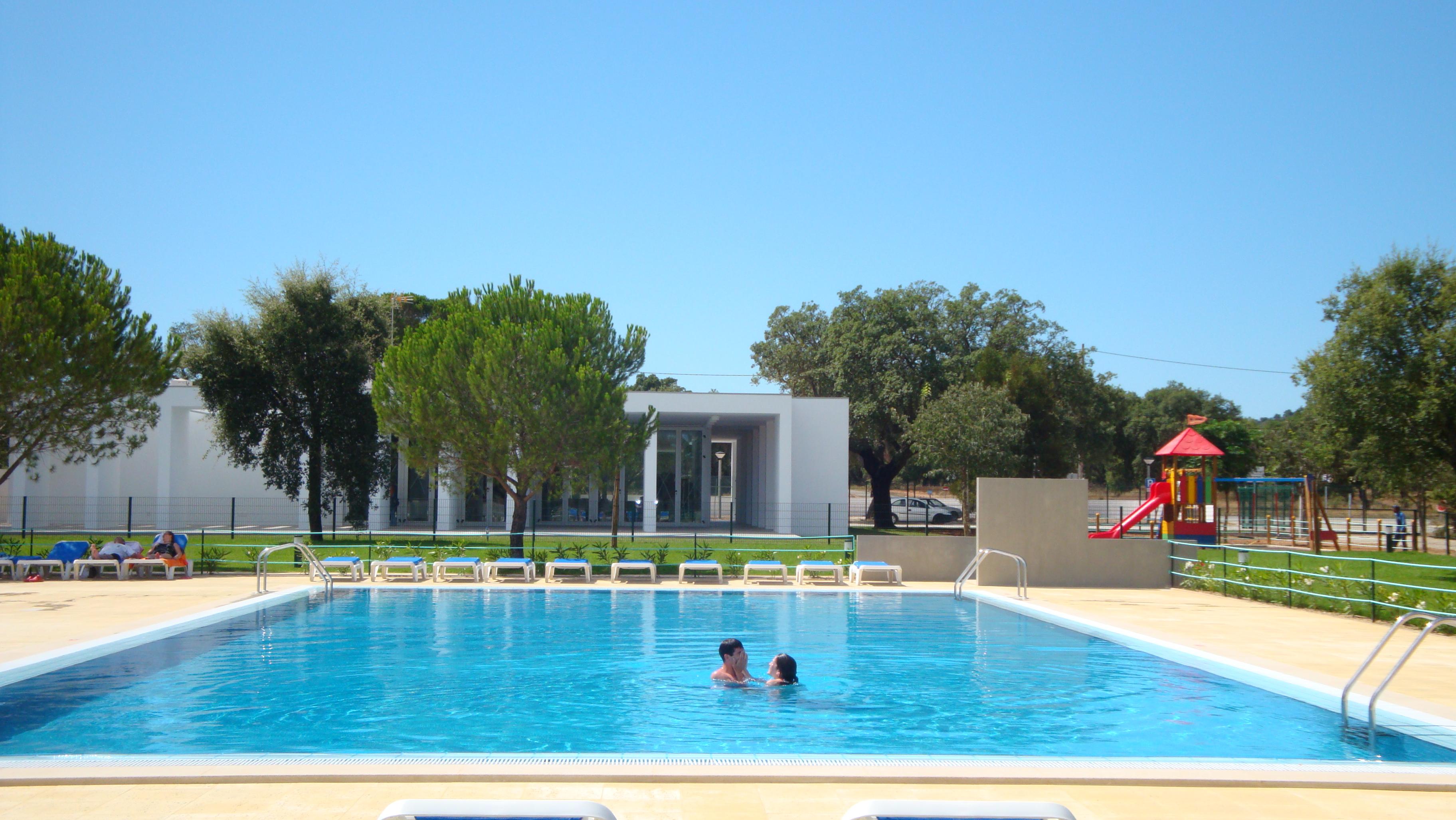 Parque De Campismo Orbitur Montargil Hotel Buitenkant foto